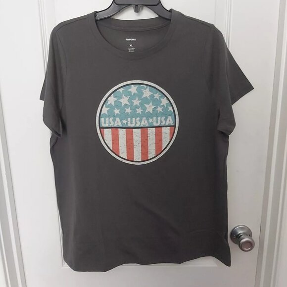 SONOMA Goods For Lifeยฎ USA Patriotic Graphic Tee (Plus 3X) NEW WITH TAGS! - Picture 3 of 3